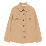 Paolo Pecora Camicia Manica Lunga Tinta Unita per Bambino PP4067X BEIGE PAOLO PECORA 