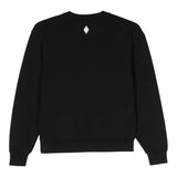 Marcelo Burlon Felpa Girocollo Tinta Unita con Stampa per Bambino CBB001F23 NERO MARCELO BURLON 