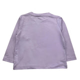 STELLA McCARTNEY shirt girocollo tinta unita con stampa in contrasto Lilla per Bambina TV8010J LILLA STELLA McCARTNEY 
