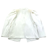 Illiana - Schlichte Jacke mit Kontrastknopf und Ziertaschen, Creme für Mädchen
