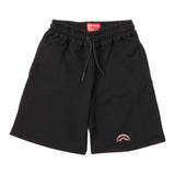 Sprayground Bermuda In Tuta Tinta Unita con Logo per Bambino SPY253BLK NERO SPRAYGROUND 