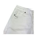 Daniele Alessandrini Jeans Tinta Unita con Girovita Regolabile per Bambino 1235PD00249 BIANCO DANIELE ALESSANDRINI 