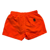 Refrigiwear – Einfarbiger Badeanzug für Jungen mit Logo-Print in Orange