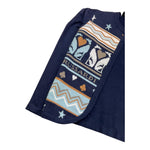 TRUSSARDI cardigan tinta unita stampa fantasia Blu per Bambina TGA25036CD BLU TRUSSARDI 