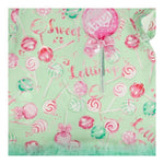 Daga Collection Abito Tinta Unita con Stampa E Tulle per Bambina M10125 VERDE DAGA COLLECTION 