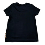Just Cavalli T-Shirt Girocollo Tinta Unita con Logo per Neonato JIP26035CJ NERO JUST CAVALLI 