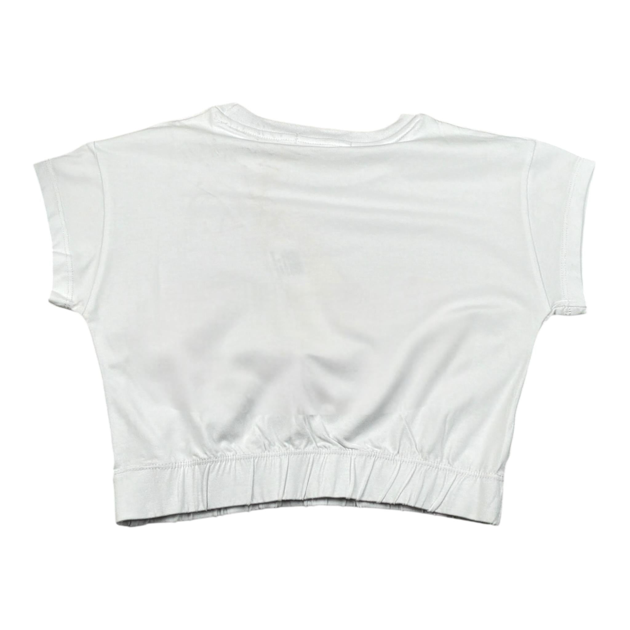 Hinnominate T-Shirt Girocollo tinta unita con Stampa Bianco per Bambina 3646M0114 BIANCO HINNOMINATE 