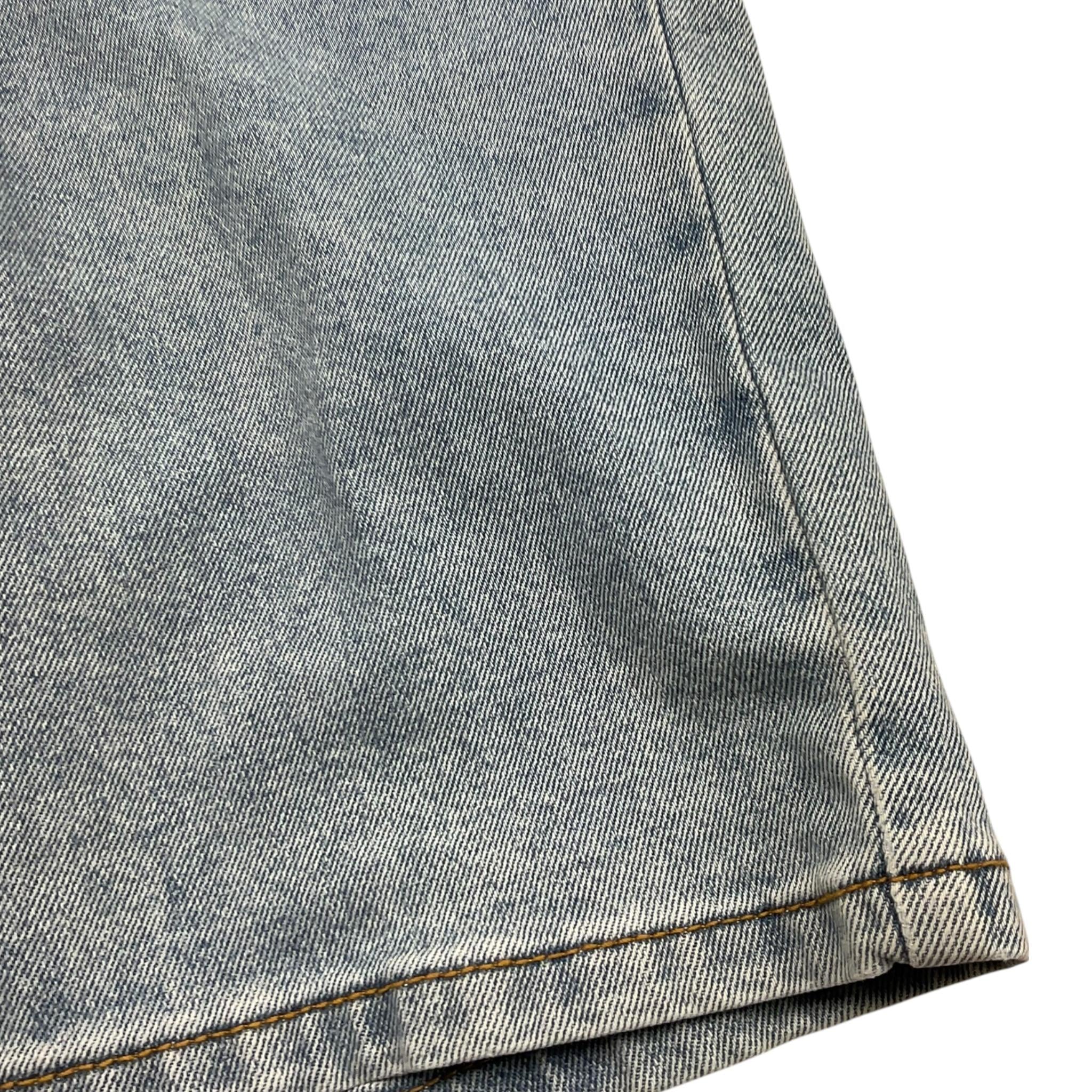 Cesare Paciotti Bermuda Tinta Unita In Denim con Girovita Regolabile per Bambino HSUID AZZURRO CESARE PACIOTTI 