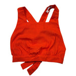 Y-Clu Top Tinta Unita per Bambina Y17150 ARANCIONE Y-CLU 