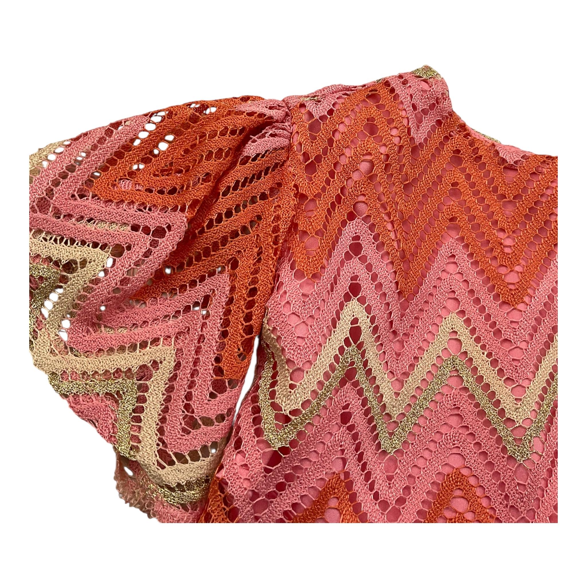 Fun & Fun Top Mezza Manica In Pizzo per Neonata FBTS01321 MULTICOLOR FUN & FUN 