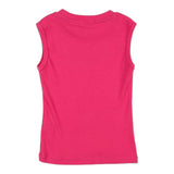 Aniye By Girl – Einfarbiges Tanktop mit Rundhalsausschnitt und Logo in Fuchsie für Mädchen