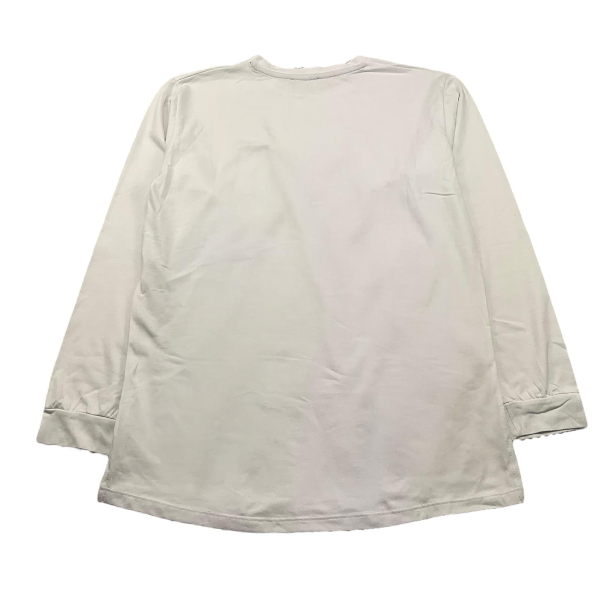 NEVER TOO shirt girocollo tinta unita con logo Bianco per Bambino NT1455R BIANCO NEVER TOO 