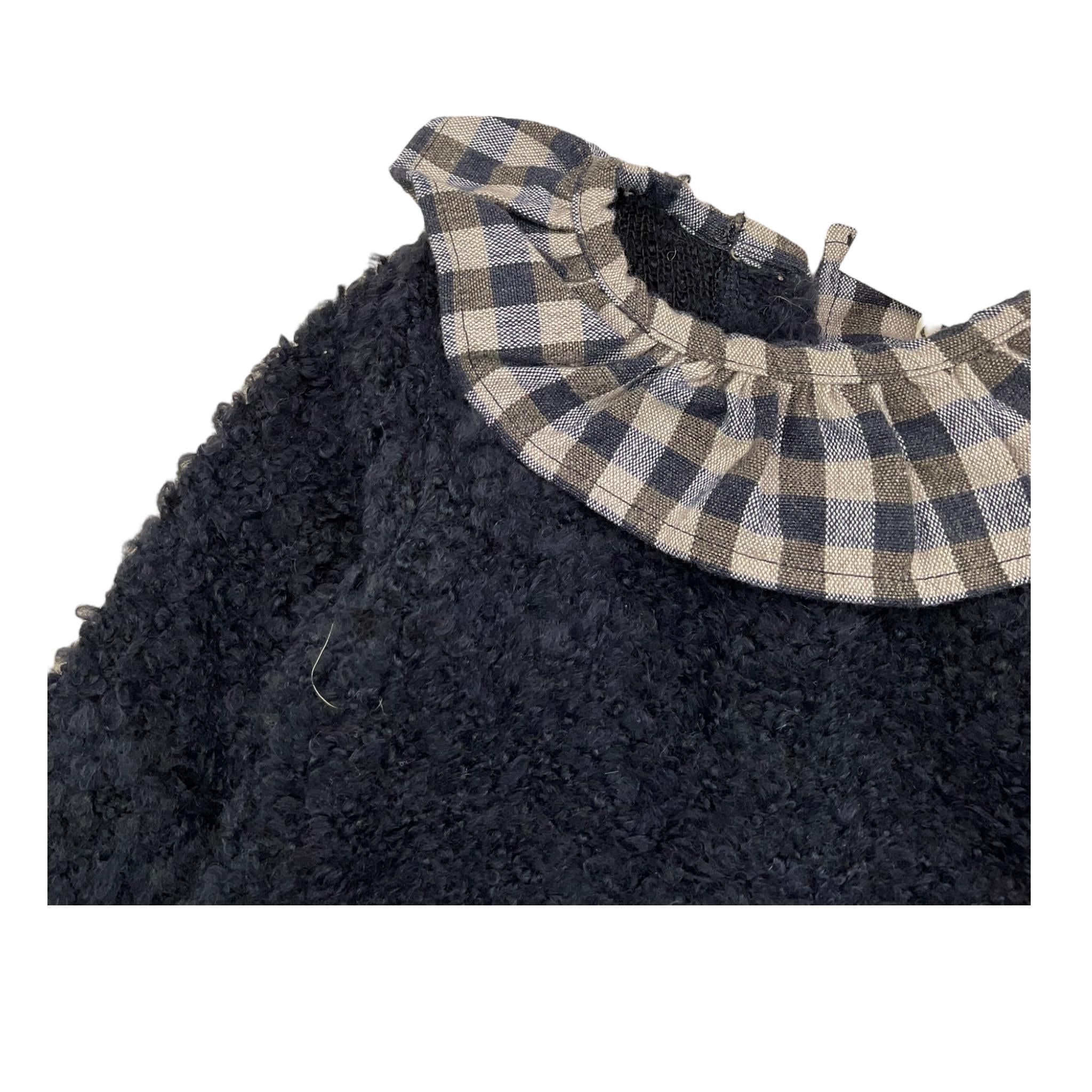 PETIT INDI completo 2 pezzi maglia-culotte Blu per Neonata AW24B0453 BLU PETIT INDI 