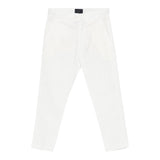Fay Pantalone Tinta Unita con Girovita Regolabile per Bambino FW6P10 BIANCO FAY 