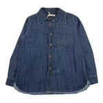 Zhoe & Tobiah Camicia Manica Lunga In Denim Tinta Unita per Bambino IM4M BLU ZHOE & TOBIAH 