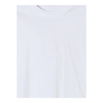 Stone Island T-Shirt Girocollo Tinta Unita con Logo per Neonato K1S162100007 BIANCO STONE ISLAND 