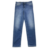 Dondup Jeans Einfarbig Mit 5 Taschen Blau Für Jungen