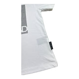 John Richmond T-Shirt Girocollo Tinta Unita con Brillantini per Bambina RGP26207TS BIANCO JOHN RICHMOND 