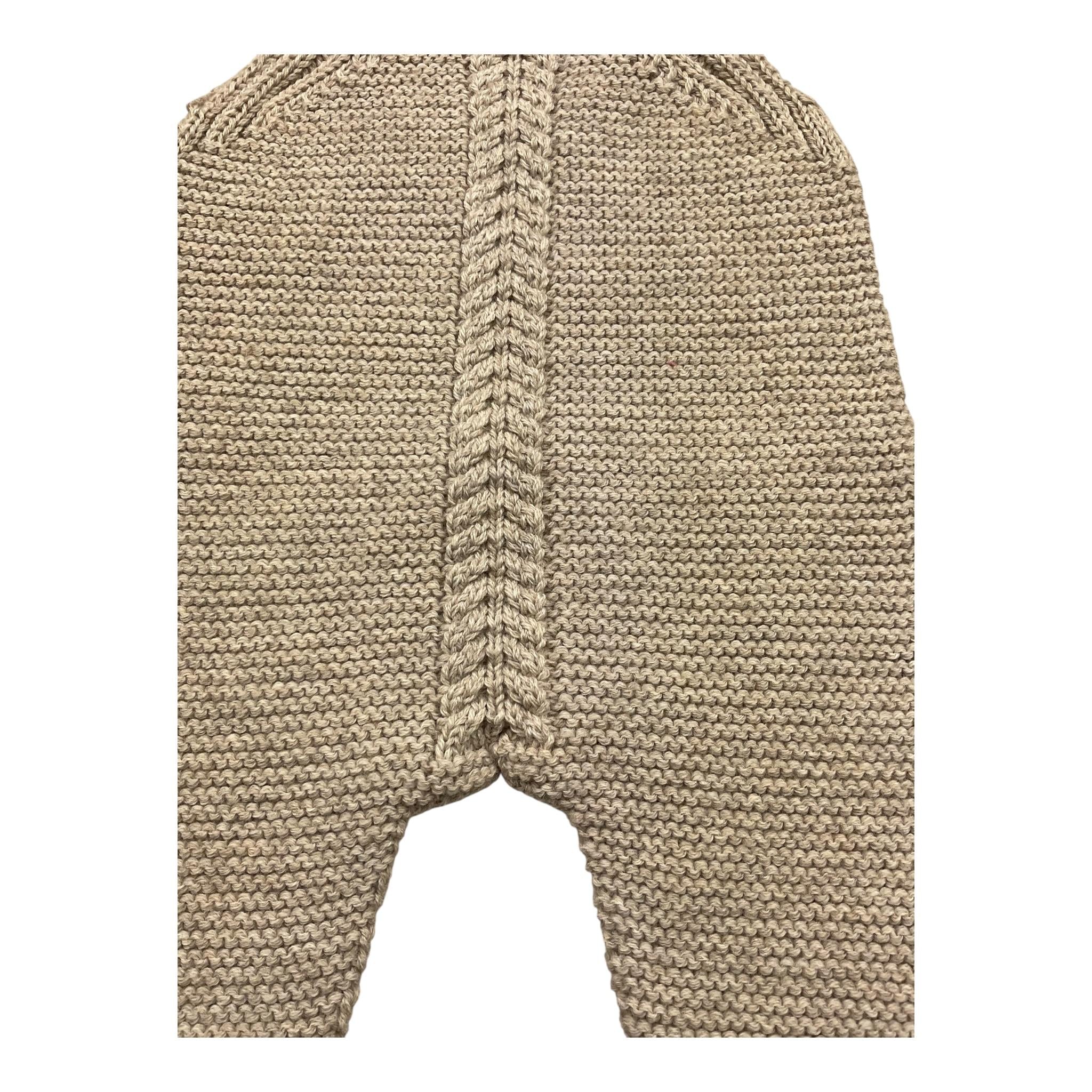 CND tutina giromanica tinta unita Beige per Neonato 928304 BEIGE CND 