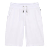 Boss Bermuda Tinta Unita con Logo per Bambino J52169B BIANCO BOSS 