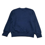 Moschino Felpa Girocollo Tinta Unita con Stampa per Bambino HVF08H BLU MOSCHINO 