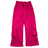 Diadora Palazzo Einfarbige Trainingshose Fuchsia für Mädchen