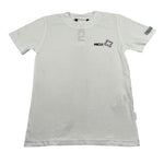 Mcu T-Shirt Girocollo tinta unita con Stampa Bianco per Bambina MCU0121 BIANCO MCU 
