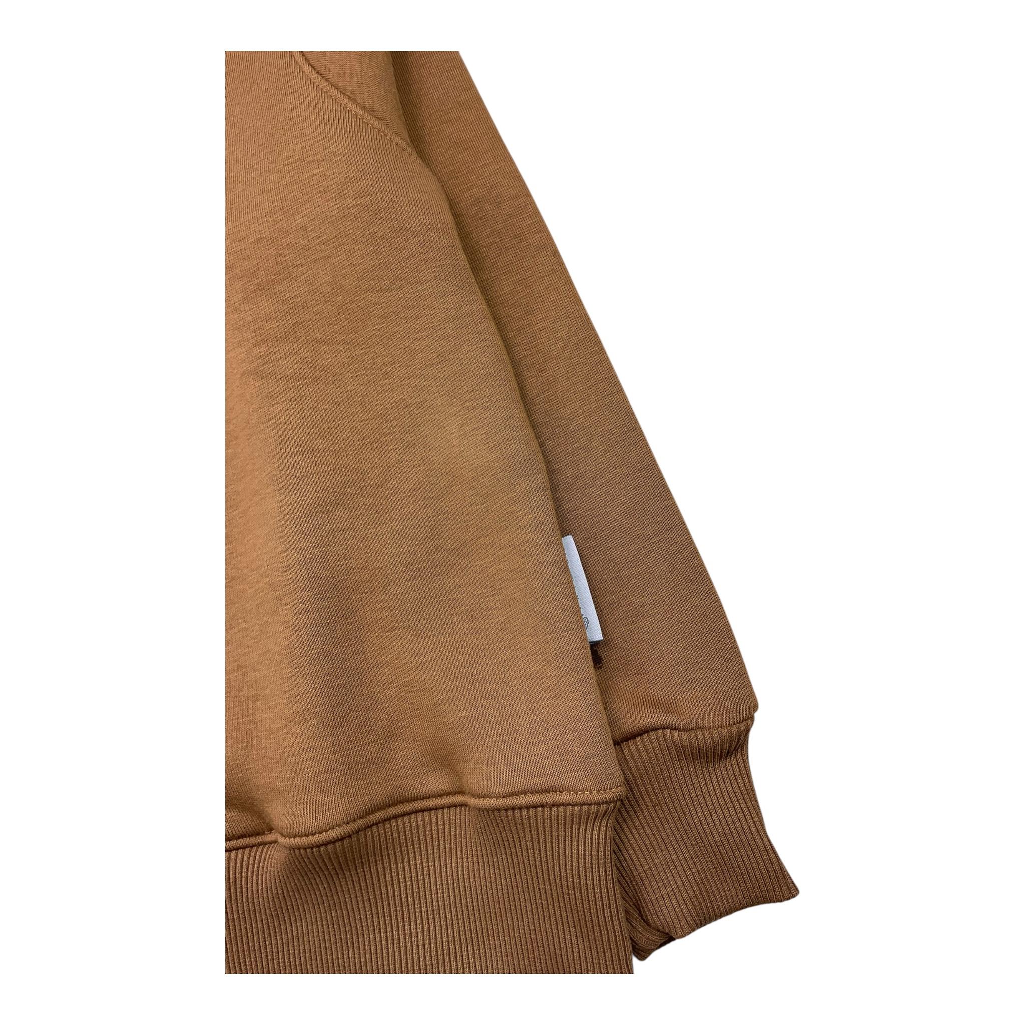 DETWELVE felpa chiusa girocollo tinta unita Marrone per Bambino CB650 MARRONE DETWELVE 