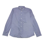 Dondup Camicia Tinta Unita con Fantasia A Righe per Bambino DMCA21 BLU DONDUP 