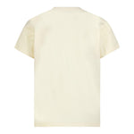 Moncler T-Shirt Girocollo Tinta Unita con Logo per Bambino 8C00005 GIALLO MONCLER 