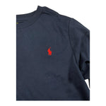 RALPH LAUREN shirt girocollo tinta unita con polsini Blu per Bambino 322843804002 BLU RALPH LAUREN 