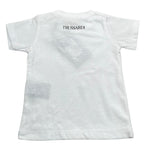 Trussardi T-Shirt Girocollo Tinta Unita con Stampa per Neonata TIP21107 BIANCO TRUSSARDI 