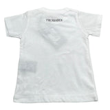 Trussardi T-Shirt Girocollo Tinta Unita con Stampa per Neonata TIP21107 BIANCO TRUSSARDI 