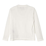 EMPORIO ARMANI shirt girocollo tinta unita con stampa Bianco per Bambino 6D4DJ444 BIANCO EMPORIO ARMANI 