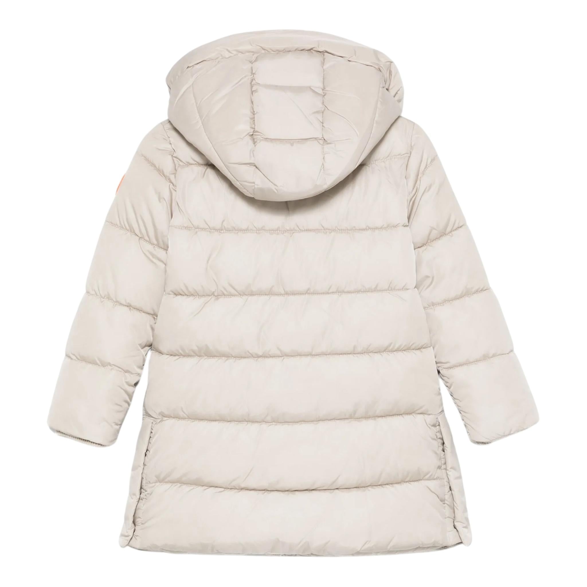 SAVE THE DUCK giubbino tinta unita con cappuccio Beige per Neonato J40270GN BEIGE SAVE THE DUCK 
