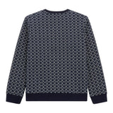 GUESS felpa chiusa girocollo tinta unita con stampe Blu per Bambino N4YQ22KA6R3 BLU GUESS 
