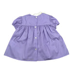 Ilfarobimbi Abito Tinta Unita Mezza Manica per Neonata IFN50150 LILLA ILFAROBIMBI 