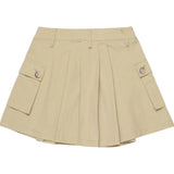 Max&Co. Gonna Tinta Unita con Tasche per Bambina MX0132X BEIGE MAX&Co. 