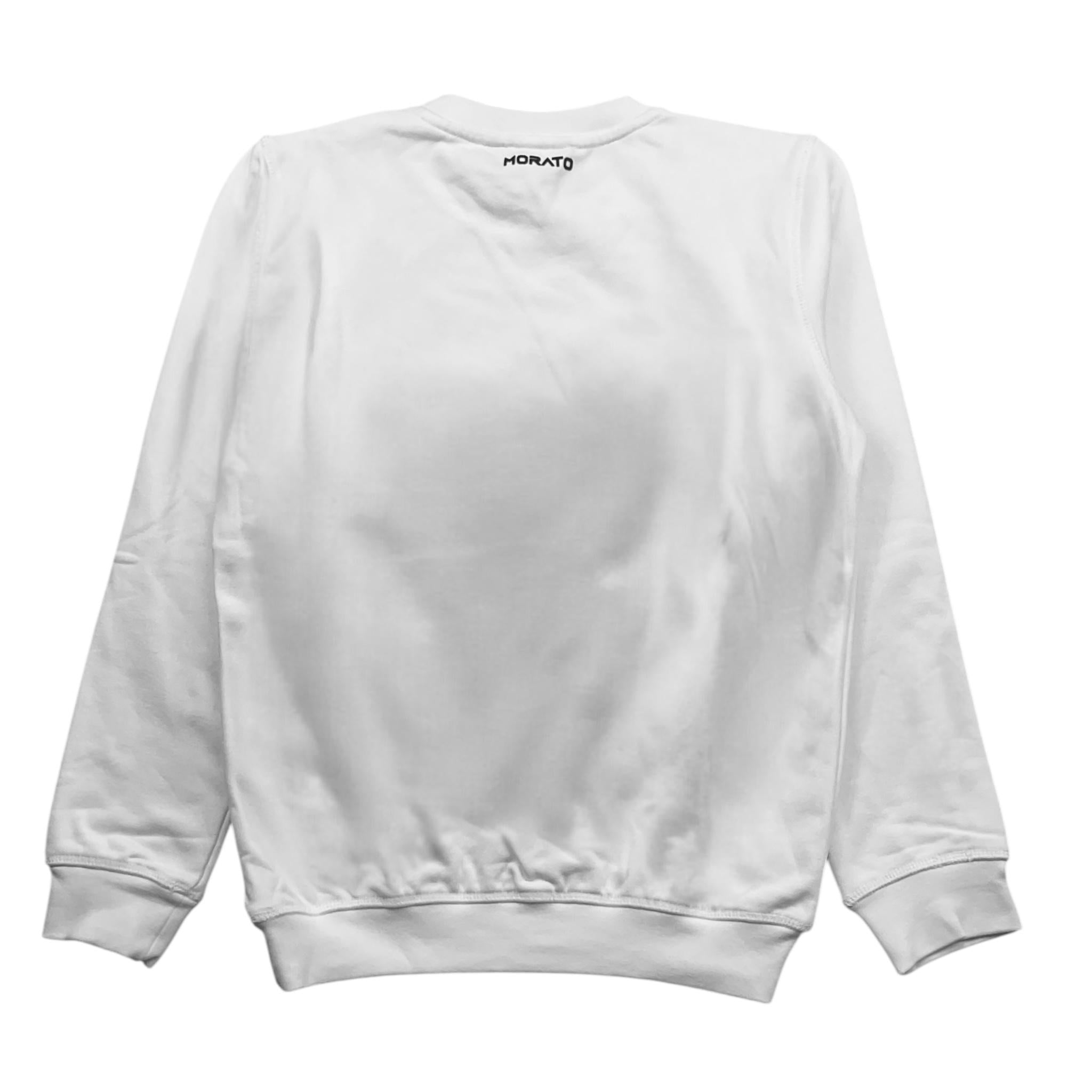 ANTONY MORATO felpa girocollo tinta unita con stampa Bianco per Bambino MKFL00502 BIANCO ANTONY MORATO 