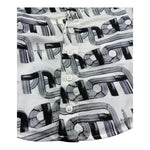 Cesare Paciotti Camicia Manica Lunga Stampa Fantasia per Neonato CMP5151BX BIANCO CESARE PACIOTTI 