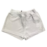 Cesare Paciotti Einfarbige Bermudashorts mit weißem Logo für Neugeborene