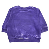 N°21 Einfarbiges Sweatshirt mit Rundhalsausschnitt und kontrastierendem Print Lila für Mädchen