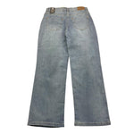 SARABANDA jeans tinta unita con strappi Azzurro per Bambina 0A713 AZZURRO SARABANDA 