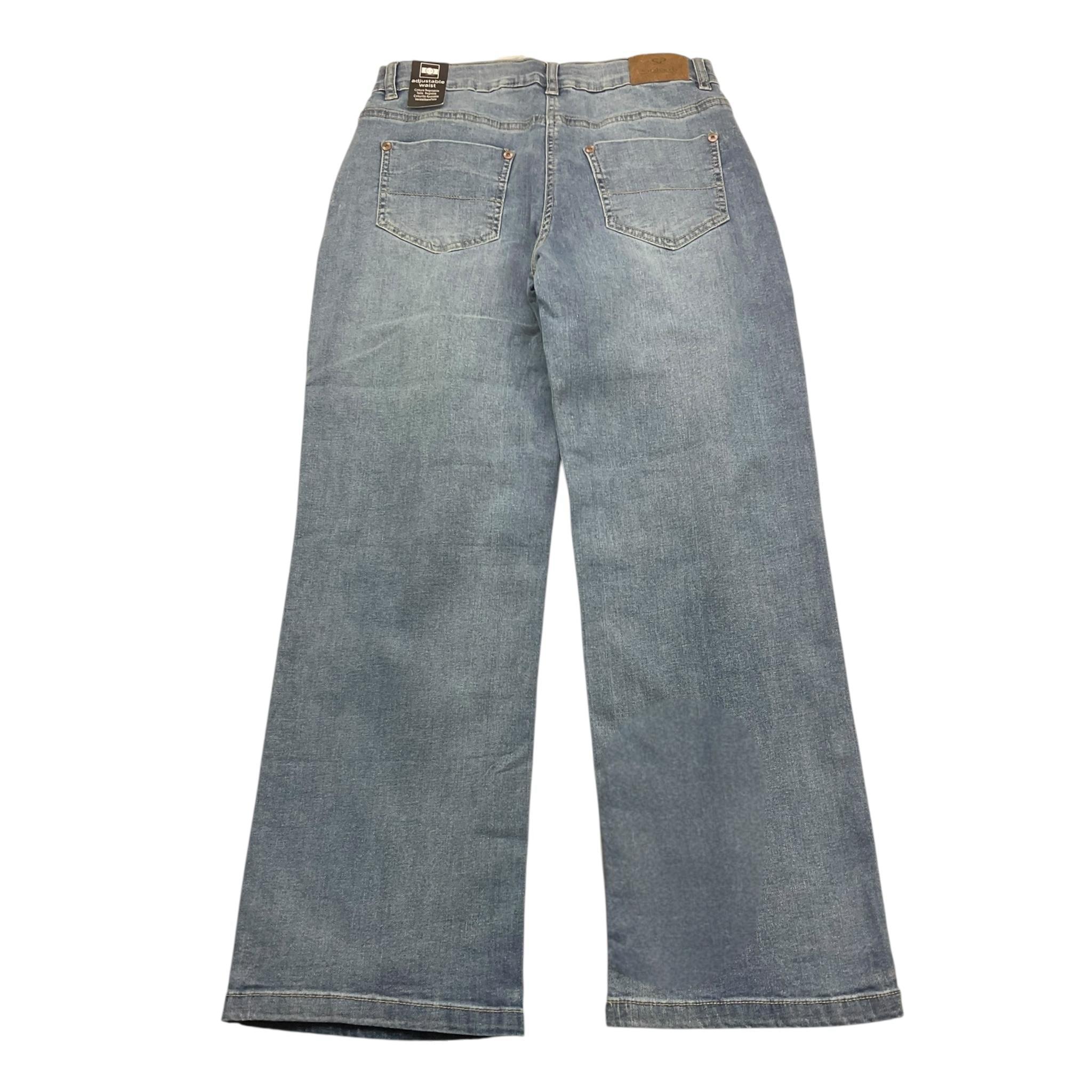 SARABANDA jeans tinta unita con strappi Azzurro per Bambina 0A713 AZZURRO SARABANDA 