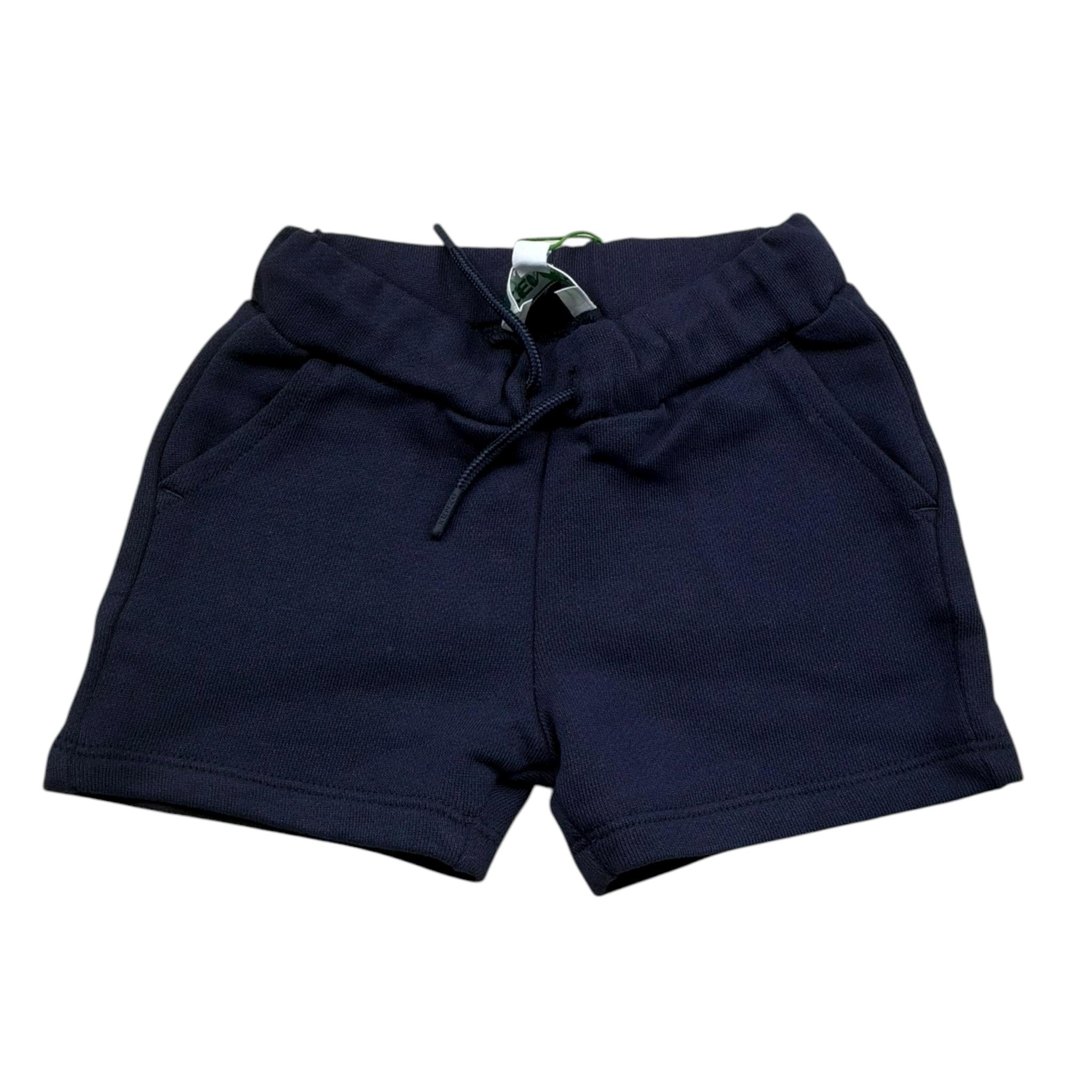 Kenzo Bermuda Felpa Tinta Unita con Logo per Neonato K60969N BLU KENZO 