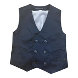 Manuel & Frank Gilet Tinta Unita  per Neonato MF5012B BLU MANUEL & FRANK 