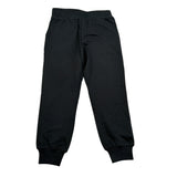 Moschino Pantalone Tuta tinta unita con Logo Nero per Bambino HUP079 NERO MOSCHINO 