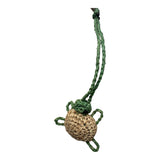 Saint Barth Portachiavi In Paglia con Tartaruga per Bambina 00203L BEIGE SAINT BARTH 