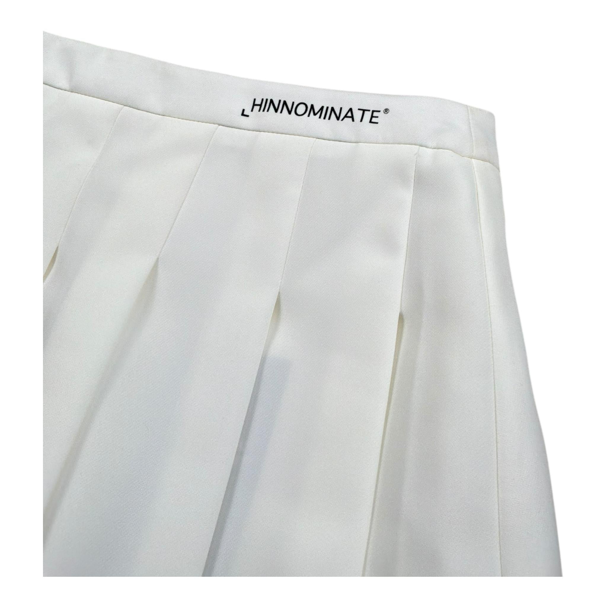 Hinnominate Gonna Tinta Unita con Girovita Regolabile per Bambina 3646G00105 PANNA HINNOMINATE 