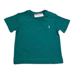 Cesare Paciotti T-Shirt Girocollo Tinta Unita con Stampa per Neonato TSP5155BX VERDE CESARE PACIOTTI 